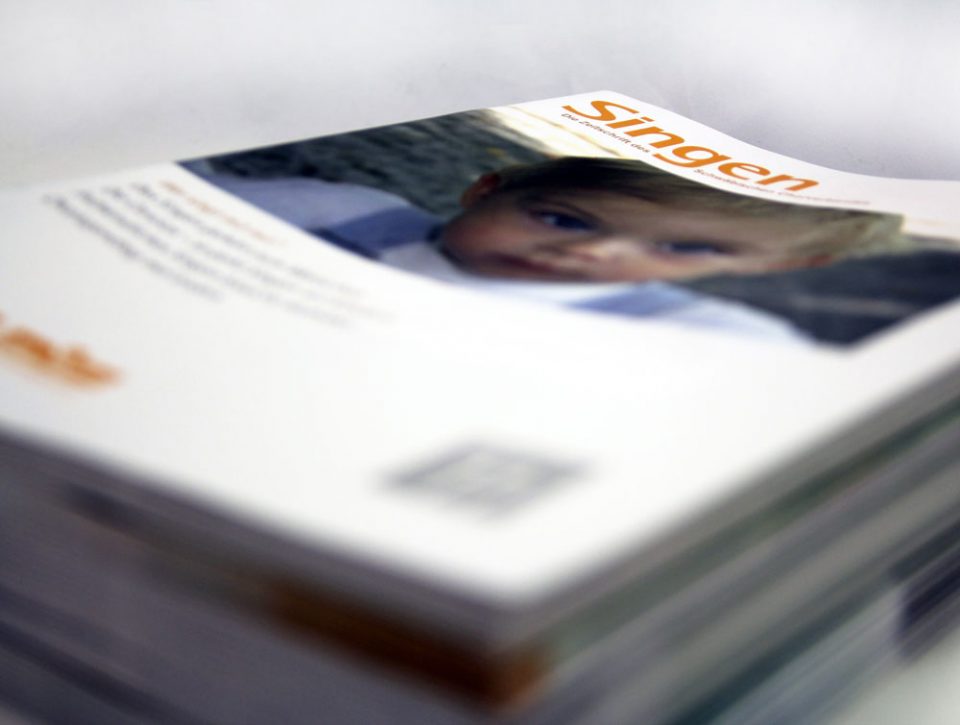 Produktion der Zeitschrift SINGEN