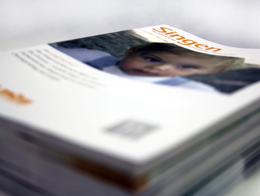 Produktion der Zeitschrift SINGEN