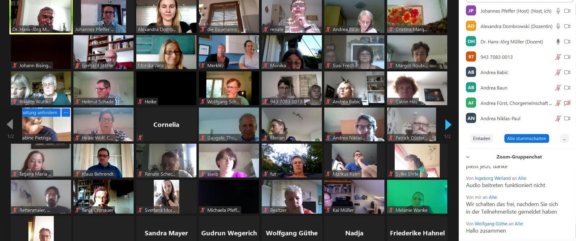 Online-Seminare rund um die Chor- und Vereinsarbeit